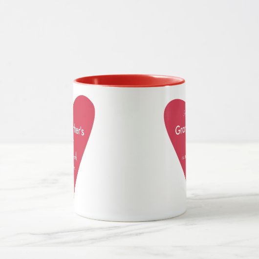 Het hart van de grootmoeder mok (Midden)