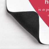 Het hart van de grootmoeder muismat (Hoek)