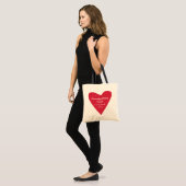 Het hart van de grootmoeder tote bag (Voorkant (model))