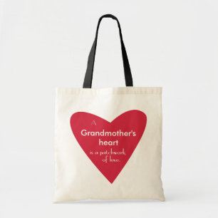 Het hart van de grootmoeder tote bag