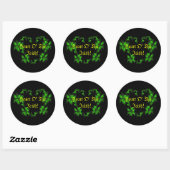 Het hart van de Ierse sticker - (Vel)