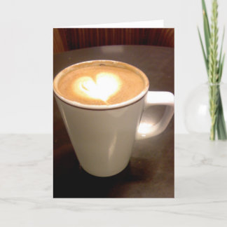 Het Hart van de koffie Feestdagen Kaart
