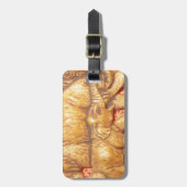 Het hart van de kudde: Elephant Family Portrait Bagagelabel (Voorkant verticaal)