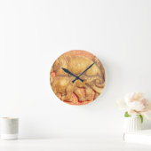 Het hart van de kudde: Elephant Family Portrait Ronde Klok (Huis)