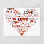 Het Hart van de liefde Briefkaart (Voorkant)