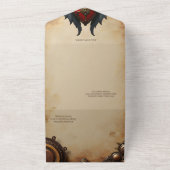 Het hart van de mechanica, all in one uitnodiging (Buitenkant)