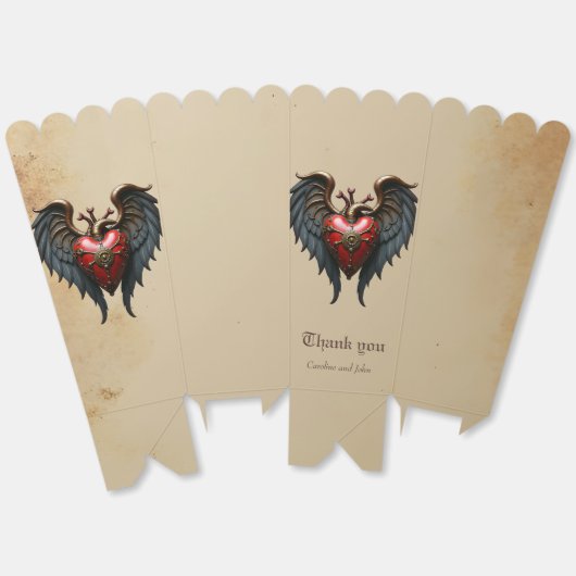 Het hart van de mechanica, bedankdoosjes (Ongevouwen)