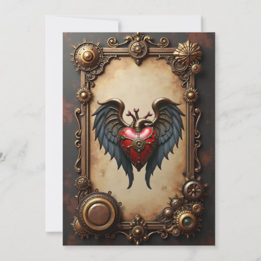 Het hart van de mechanica kaart (Achterkant)