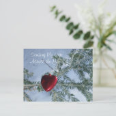 Het hart van de Miles Valentijnsdag Feestdagenkaart (Staand voorkant)