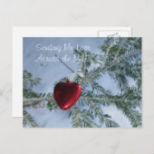 Het hart van de Miles Valentijnsdag Feestdagenkaart (Voorkant / Achterkant)