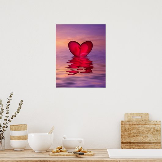 Het hart van de oceaan poster (Keuken)