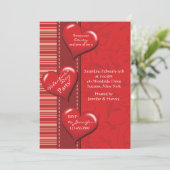 Het hart van de partij bij de mijne Valentijnsdag Kaart (Staand voorkant)