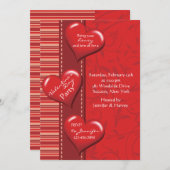 Het hart van de partij bij de mijne Valentijnsdag Kaart (Voorkant / Achterkant)