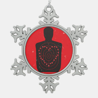 Het Hart van de Praktijk van het doel Tin Sneeuwvlok Ornament