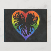 Het Hart van de regenboog Briefkaart (Voorkant)