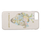 Het hart van de reiziger Case-Mate iPhone case (Achterkant (Horizontaal))