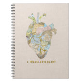 Het hart van de reiziger notitieboek (Voorkant)