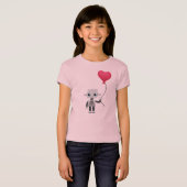 het hart van de robot t-shirt (Voorkant volledig)