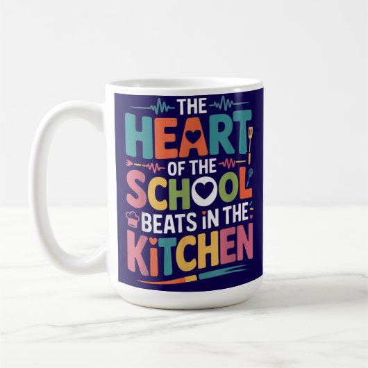 Het Hart van de School Klopt in de Keuken Koffiemok (Links)