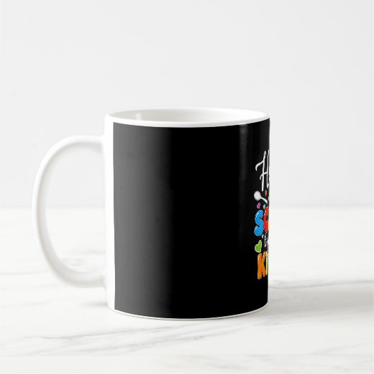 Het hart van de school klopt in de keuken terug koffiemok (Links)