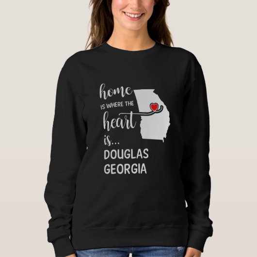 Het hart van de stad is Douglas County Georgia Trui (Voorkant)