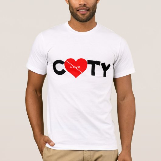 Het hart van de stad t-shirt (Voorkant)