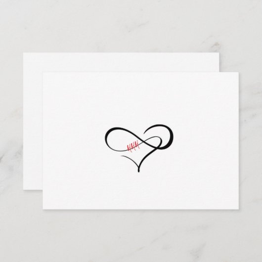 Het hart van de Triple H Infinity Kaart (Voorkant / Achterkant)