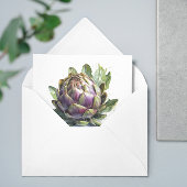 Het hart van de tuin: artisjok in Waterverf