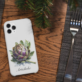 Het hart van de tuin: artisjok in Waterverf Case-Mate iPhone Case