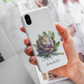 Het hart van de tuin: artisjok in Waterverf Case-Mate iPhone Case