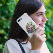 Het hart van de tuin: artisjok in Waterverf Case-Mate iPhone Case