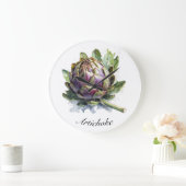 Het hart van de tuin: artisjok in Waterverf Grote Klok (Huis)