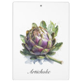 Het hart van de tuin: artisjok in Waterverf Klembord (Achterkant)