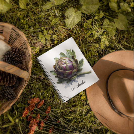Het hart van de tuin: artisjok in Waterverf Planner