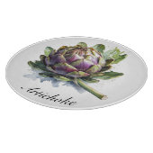 Het hart van de tuin: artisjok in Waterverf Snijplank (Hoek)