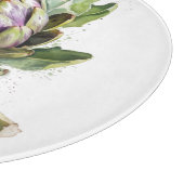 Het hart van de tuin: artisjok in Waterverf Snijplank (Hoek)