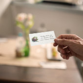 Het hart van de tuin: artisjok in Waterverf Visitekaartje