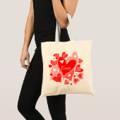 Het hart van de Valentijn Tote Bag (Voorkant (product))