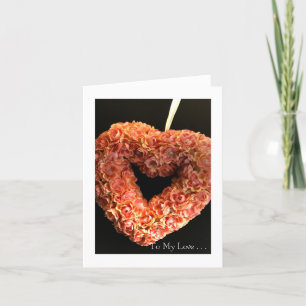 Het Hart van de Valentijnsdag: Roze in Zwarte #4 Feestdagen Kaart