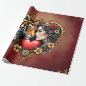 Het hart van de verborgen wildernis, cadeaupapier (Uitgerold)