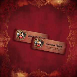 Het hart van de verborgen wildernis, etiket