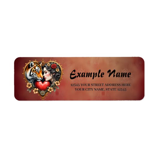 Het hart van de verborgen wildernis, etiket (Voorkant)