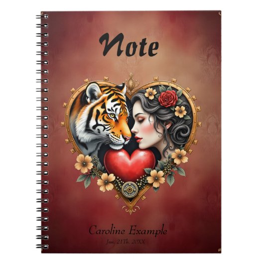 Het hart van de verborgen wildernis, notitieboek (Voorkant)