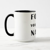 Het hart van de vinger mok (Links)