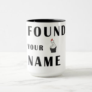 Het hart van de vinger mok