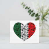 Het Hart van de Vlag van Italië Briefkaart (Staand voorkant)