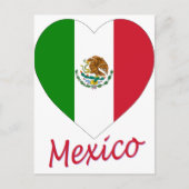 Het Hart van de Vlag van Mexico Briefkaart (Voorkant)