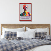 Het hart van de vrouwelijkheid canvas afdruk (Insitu (Slaapkamer))