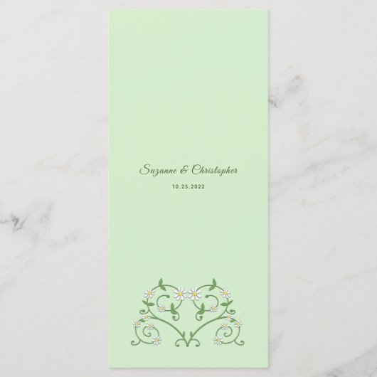 Het Hart van de wijn op het Munt Menu van de multi (Achterkant)