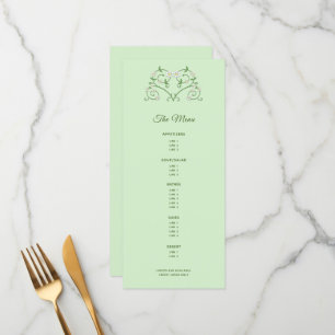 Het Hart van de wijn op het Munt Menu van de multi